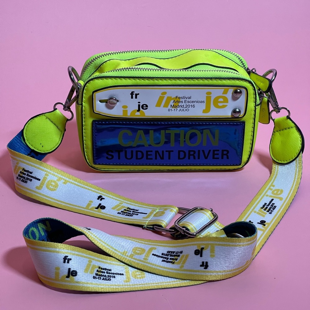 Caution Cross Body Bag